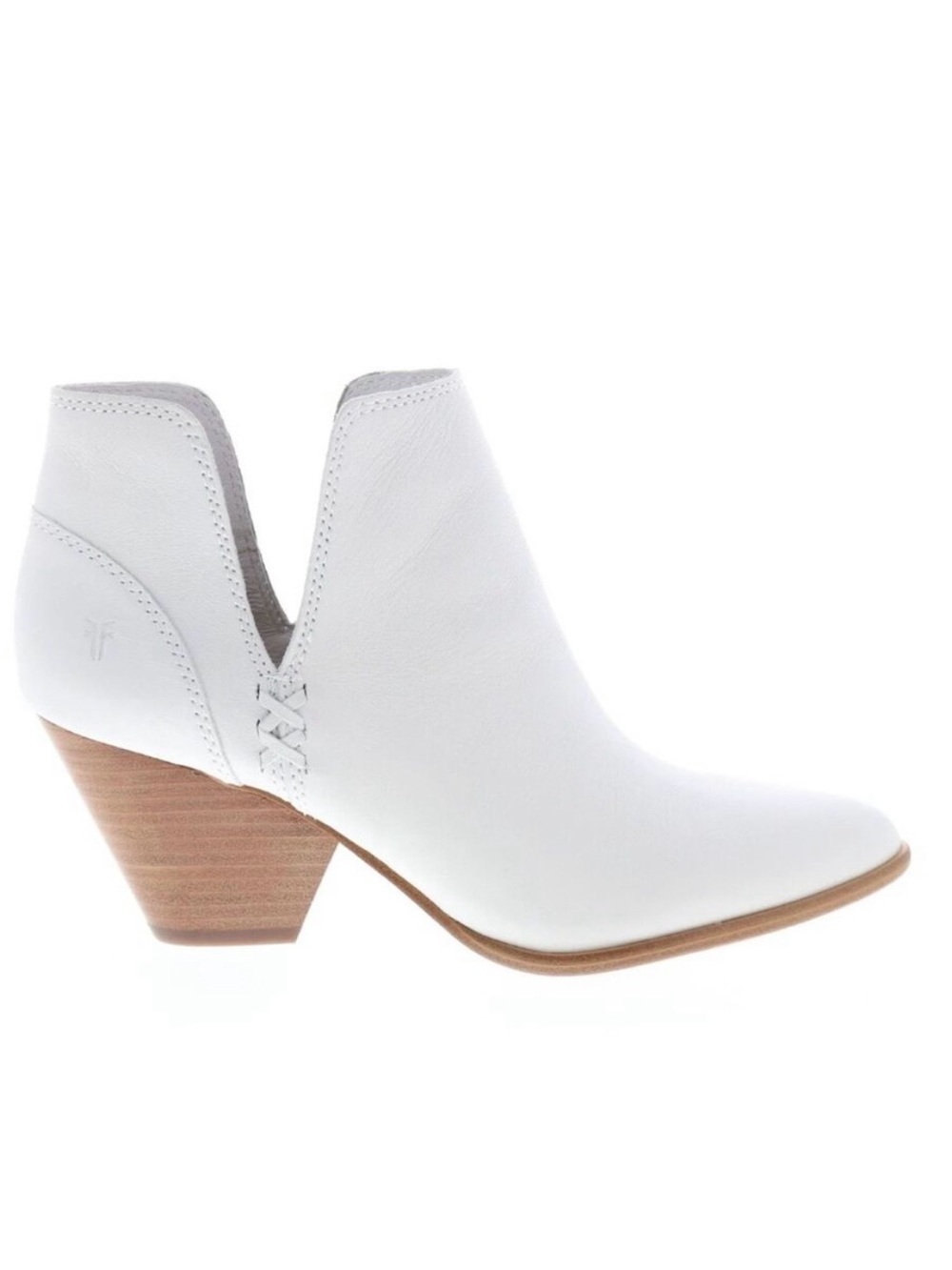 Frye Women's Reina Cut Out Bootie Size 7 White - Boho + Western